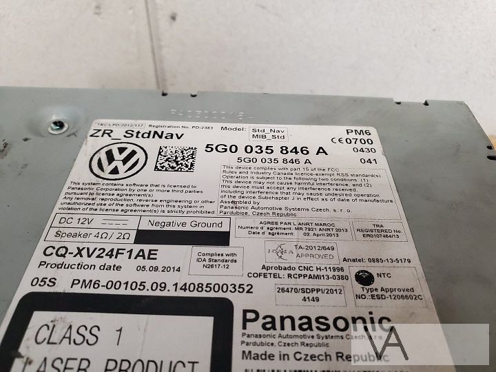 VW Golf 7 2012 - 2017 navigatie radio module 5g0035846a €200 – Foto 3