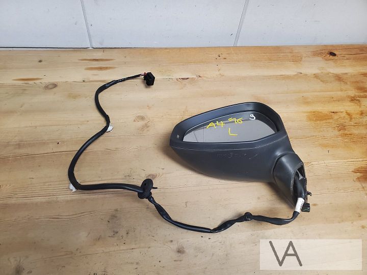 Audi A4 8w 2015 - 2023 spiegel links 9 draden grijs €150