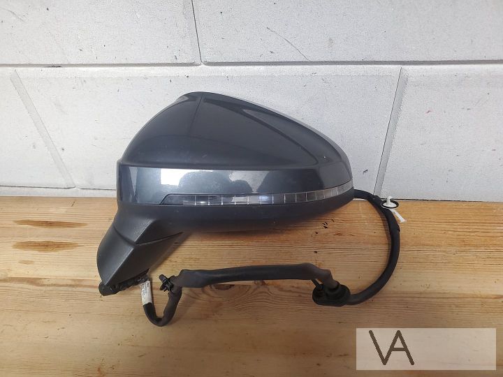 Audi A4 8w 2015 - 2023 spiegel links 9 draden grijs €150 – Foto 2