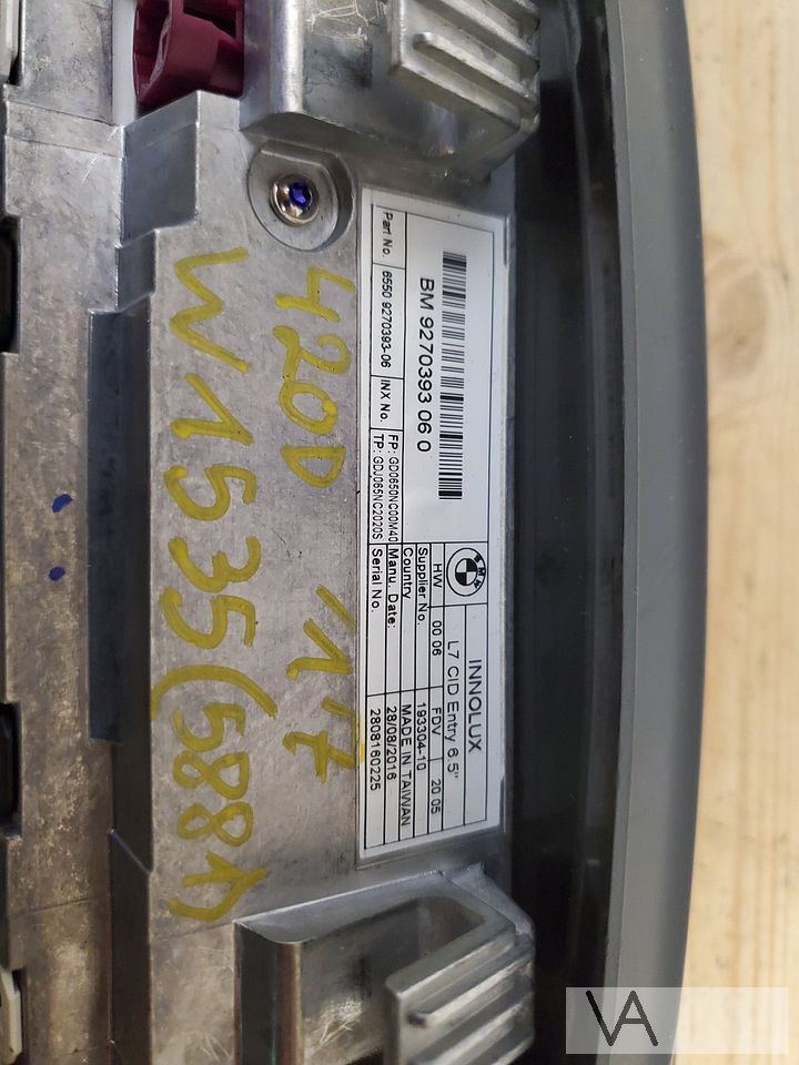 BMW 3 serie F30 F31 4 serie F32 navigatie display 9270393 – Foto 2
