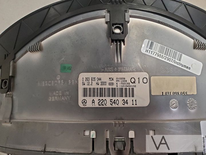 Mercedes S klasse W220 1998 -2005 cockpit tellerklok benzine – Foto 3