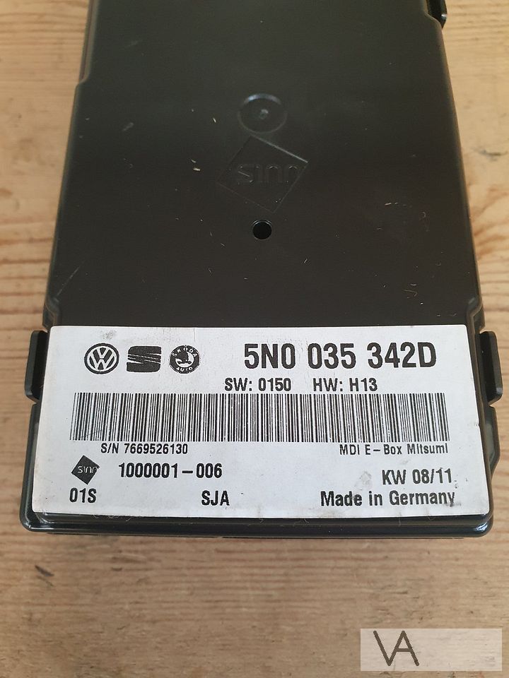 VW Golf 6 Polo 6R 2008-2014 aux multimedia module 5n0035342d – Foto 2