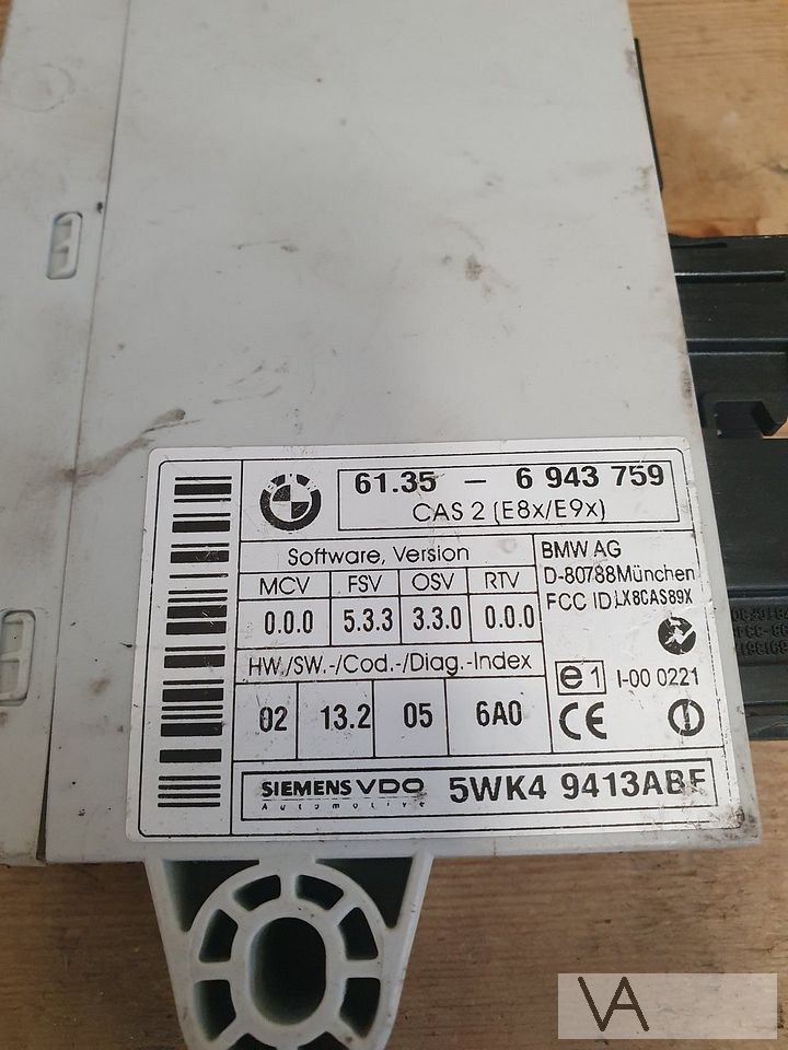 BMW 1 serie E87 3 E90 E91 bcm comfort CAS 2 module 6943759 – Foto 3