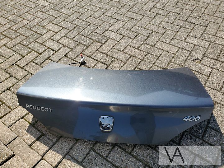 Peugeot 406 coupe 1997 - 2005 achterklep kofferdeksel grijs – Foto 2
