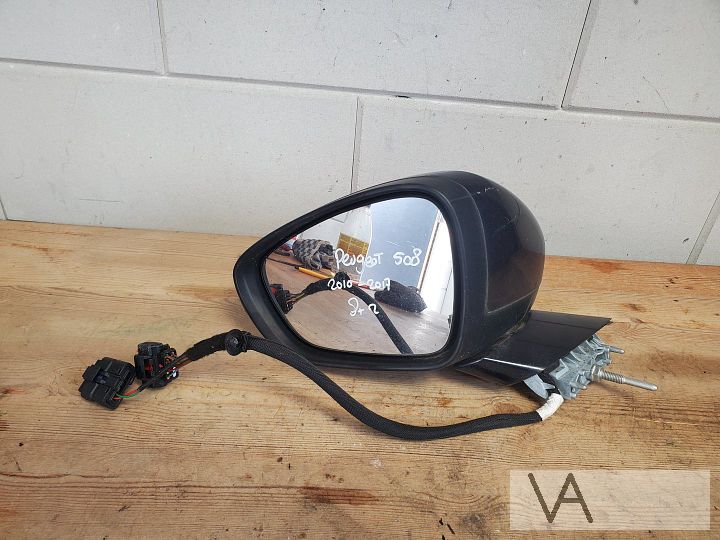 Peugeot 508 2010 - 2017 spiegel links 10 draden €75 lampje