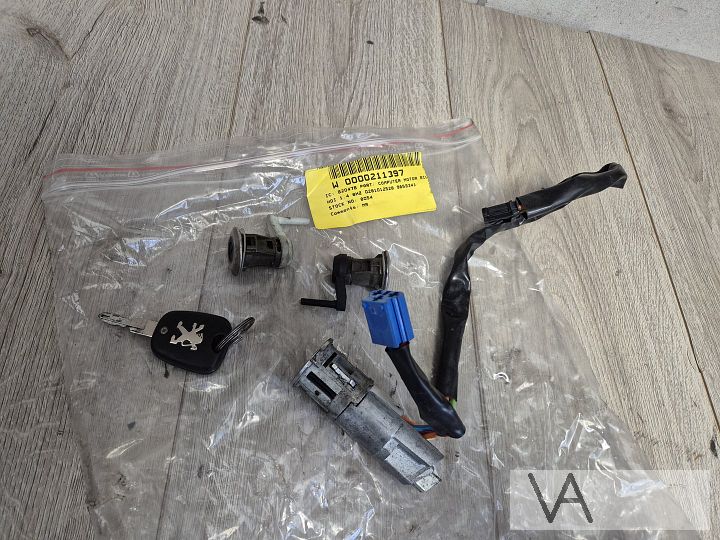 Peugeot 206 2001 - 2009 contactslot met sleutel en deurslot