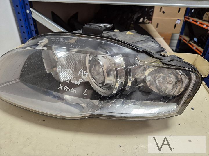Audi A4 2004 - 2008 xenon koplamp links met witte knipper – Foto 3