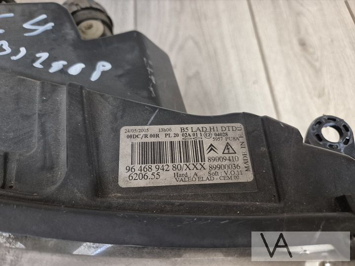 Citroen C4 2004 tot 2010 xenon koplamp rechts met module  – Foto 4
