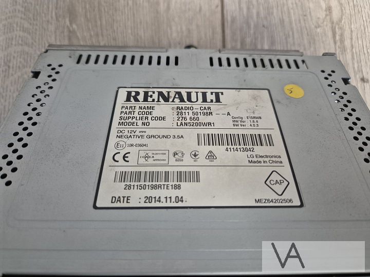 Renault Trafic / Opel Vivaro 2013 -2020 radio navigatie €150 – Foto 3
