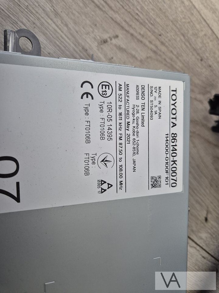 Toyota Yaris 4 2020 - 2025 radio navigatie 86140k0070 €250 – Foto 5