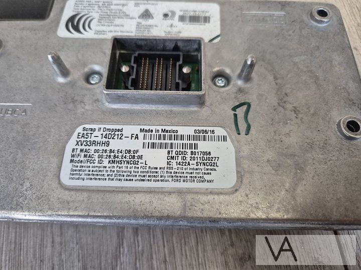 Ford Focus 4 2014 - 2017 navigatie radio module f1et14f239aa – Foto 3