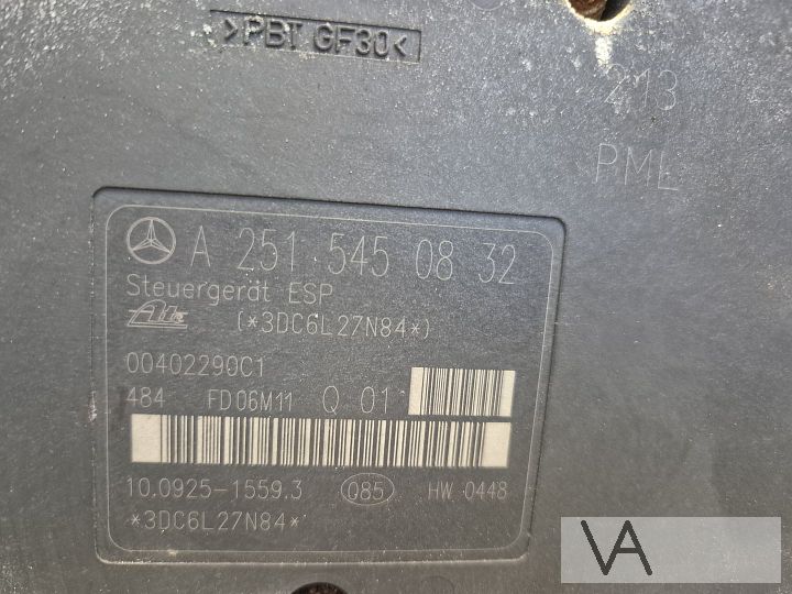 Mercedes ML W164 en R W251 abs pomp 2005 - 2010 a2515450832 – Foto 3