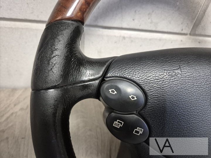 Mercedes S W220 CLK W209 E W211 houten stuur met airbag €400 – Foto 4