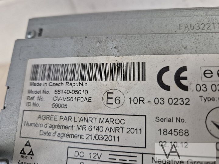Toyota Avensis t27 2009 - 2016 radio navigatie 86140-05010 – Foto 4