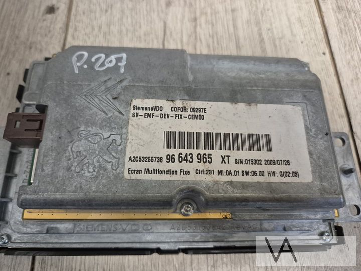 Peugeot 207 2005 - 2013 display navigatie kleurenscherm €150 – Foto 2