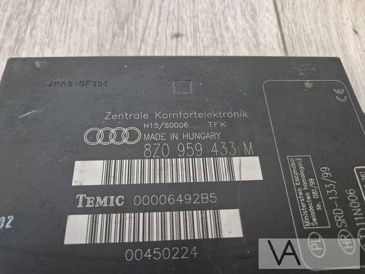 Audi A2 2000 - 2006 bcm boordnet module 8z0959433m €100 – Foto 2
