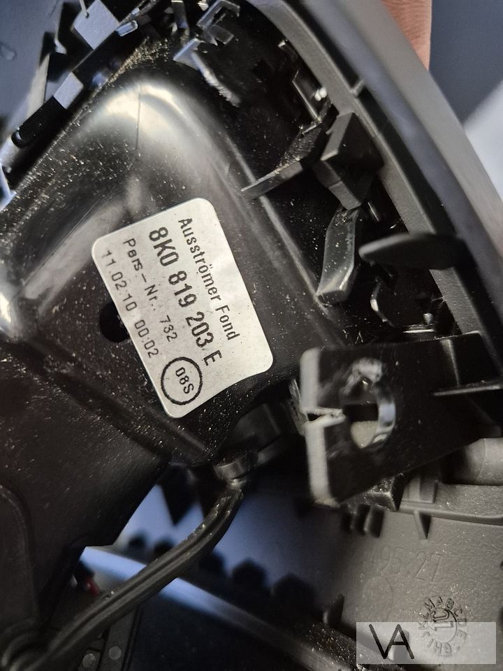 Audi A5 8t 2007 - 2017 luchtrooster ACHTER armsteun set €30 – Foto 3