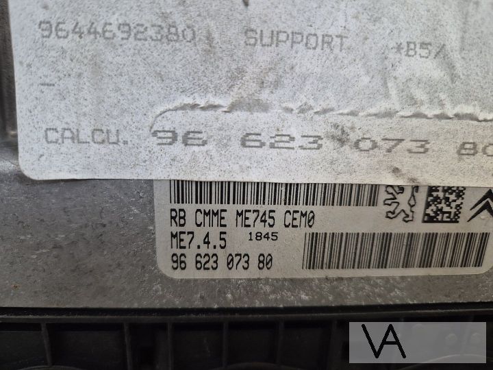 Citroen C4 2004 - 2008 ecu motorcomputer 1.6 nfu 9662307380 – Foto 2