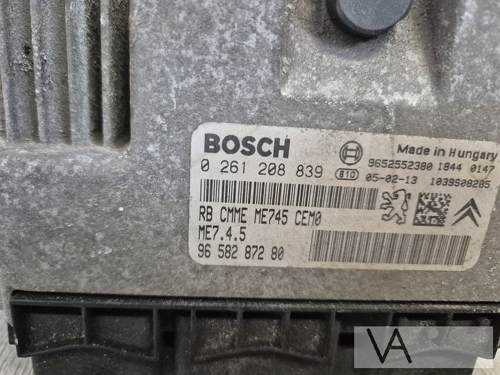 Peugeot 206 2001 - 2005 ecu motorcomputer 1.6 NFU 9658287280 – Foto 2