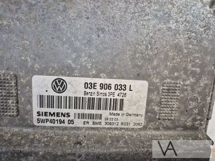 VW Polo 9n 2001 - 2005 ecu motorcomputer 1.2 03E906033L €30 – Foto 2