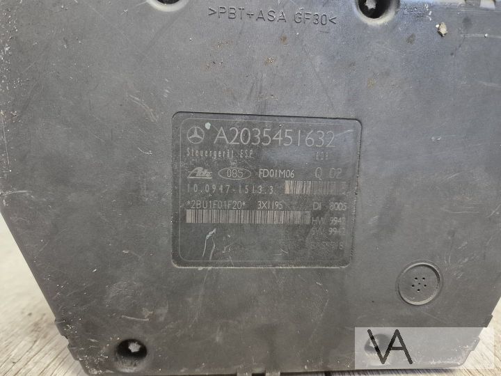 ABS pomp Mercedes C klasse W203 2000 - 2007 a2035451632 ESP – Foto 5