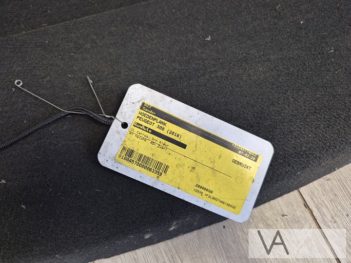 Hoedenplank Peugeot 308 hatchback 2013 - 2020 schoonmaken – Foto 3
