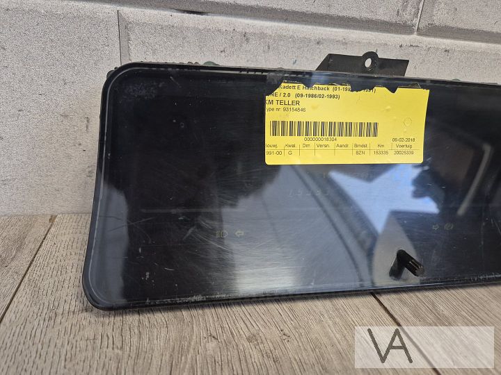 Tellerklok teller digitaal dashboard voor Opel Kadett E GSI – Foto 2