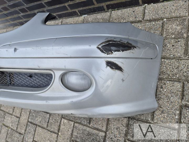 Voorbumper voor Mercedes SLK R170 facelift zilver met lampen – Foto 7