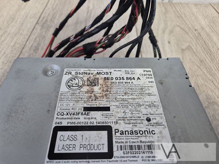 Radio / navigatie MIB module voor Skoda Octavia 5e0035864a – Foto 3