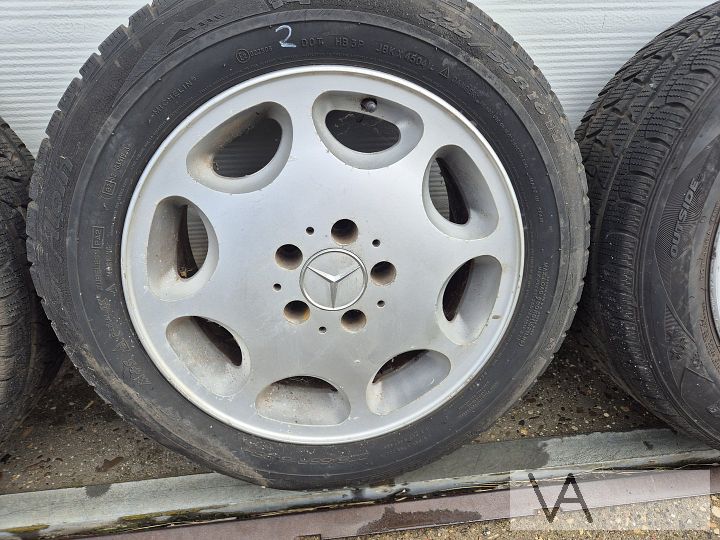 Set 3 velgen Mercedes W124 e500 500e W129 16 inch 1244011402 – Foto 6