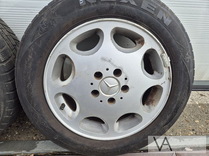 Set 3 velgen Mercedes W124 e500 500e W129 16 inch 1244011402 – Foto 8