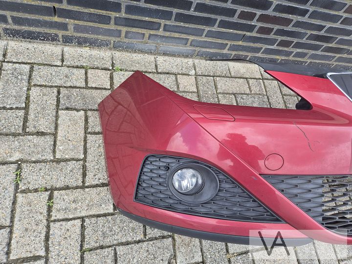 Voorbumper voor Seat Ibiza 6j 2008 - 2013 rood origineel – Foto 2