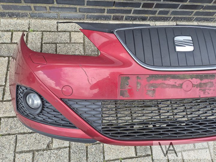 Voorbumper voor Seat Ibiza 6j 2008 - 2013 rood origineel – Foto 3