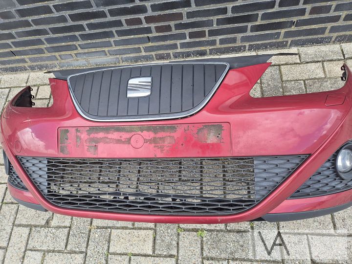 Voorbumper voor Seat Ibiza 6j 2008 - 2013 rood origineel – Foto 4