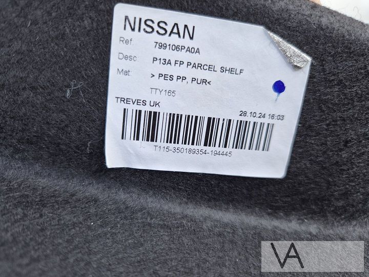 Hoedenplank voor Nissan Juke vanaf 2019 €125 schadevrij – Foto 4