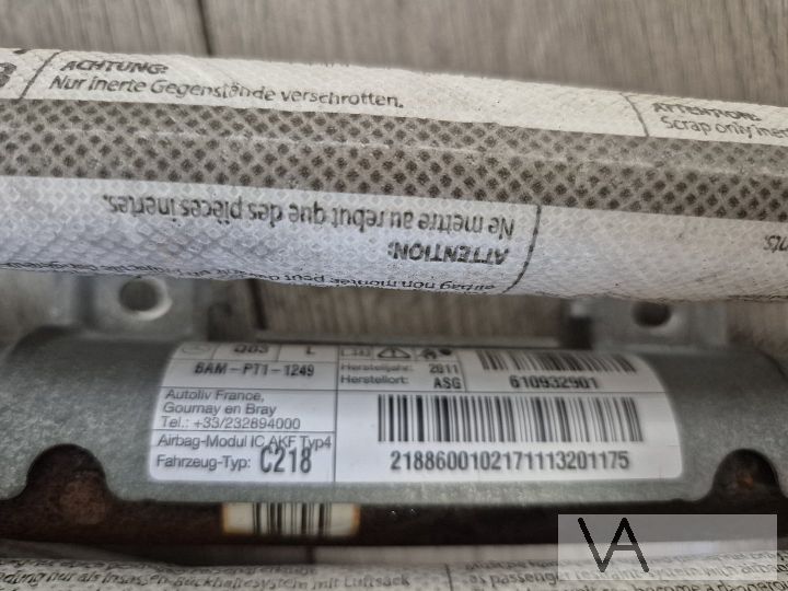 Dak hemel airbag links + rechts van Mercedes CLS klasse W218 – Foto 4