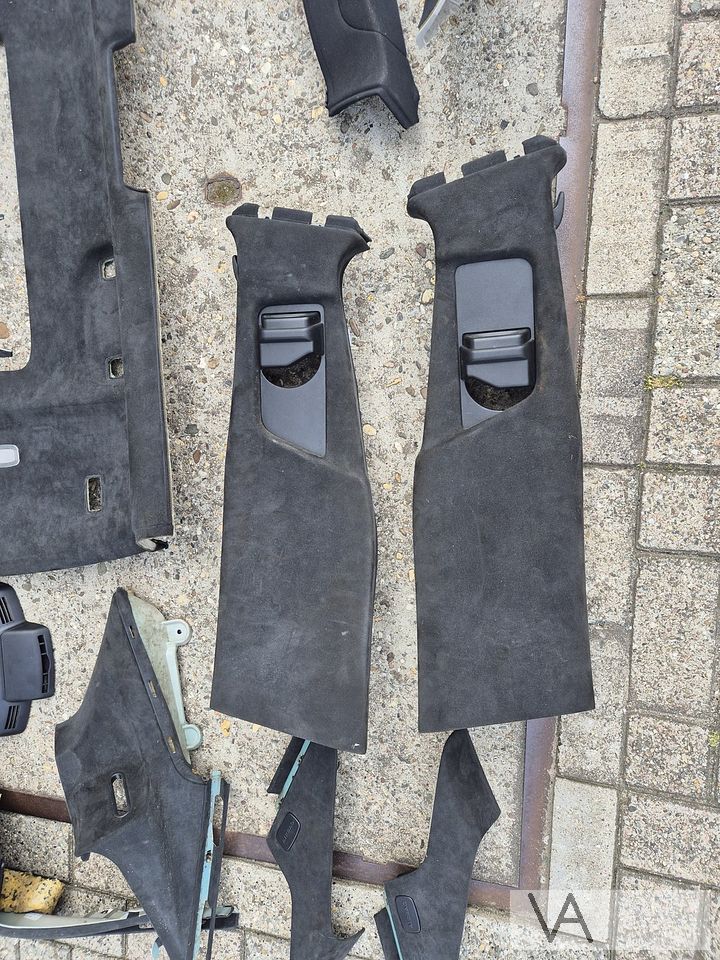 Complete zwarte alcantara hemel voor Mercedes CLS W218 AMG – Foto 3