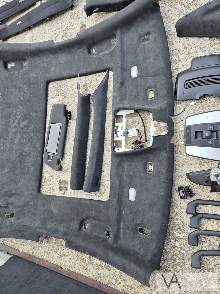 Complete zwarte alcantara hemel voor Mercedes CLS W218 AMG – Foto 9