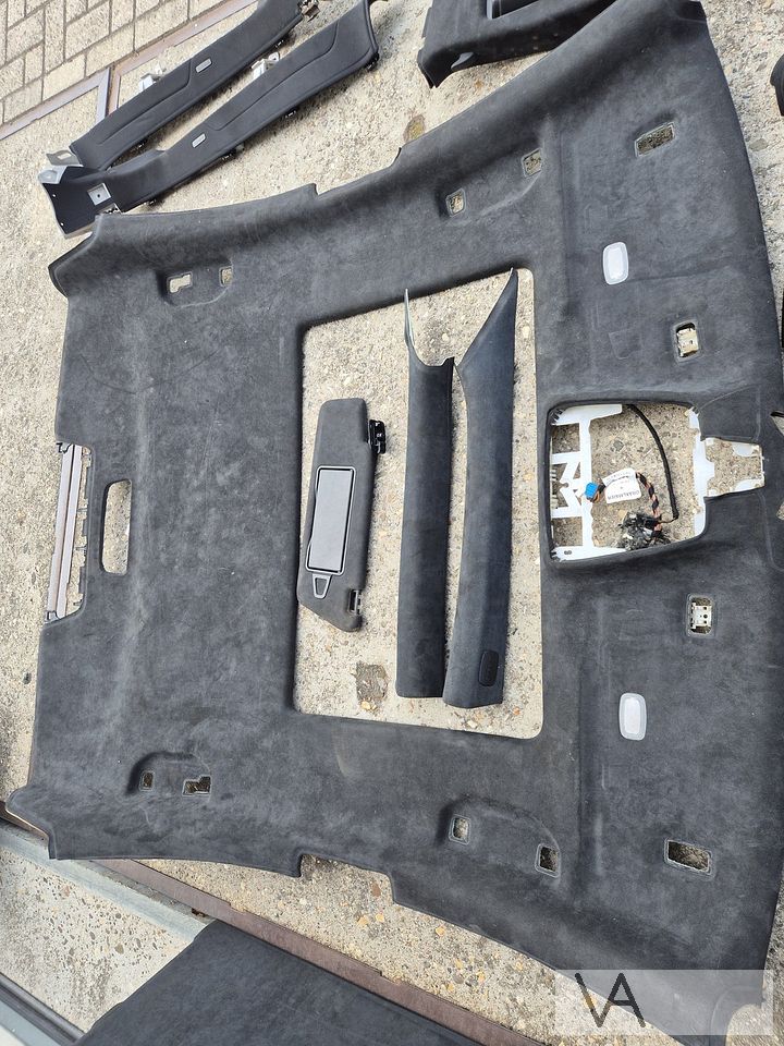 Complete zwarte alcantara hemel voor Mercedes CLS W218 AMG – Foto 10