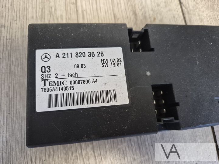 Module stoelverwarming van Mercedes E W211 a2118203626 €30 – Foto 3