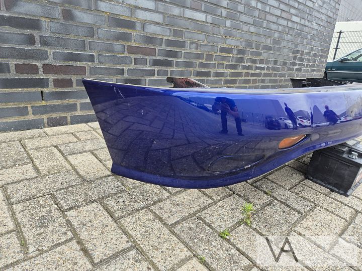 Voorbumper blauw van Fiat Barchetta 1995 - 2005 met balk  – Foto 2