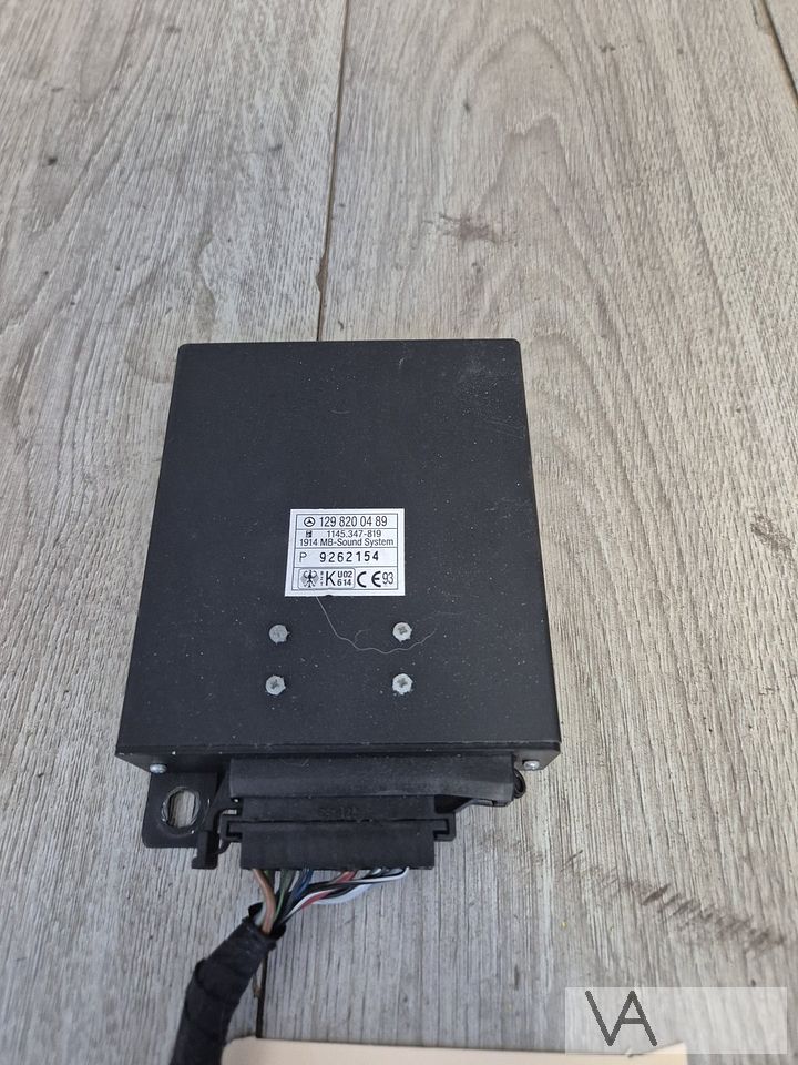 MB sound system versterker van Mercedes SL R129 1298200489 – Foto 2