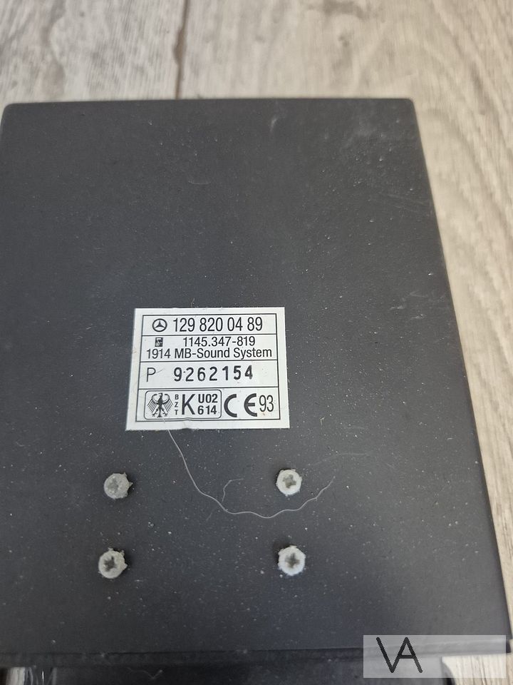 MB sound system versterker van Mercedes SL R129 1298200489 – Foto 3