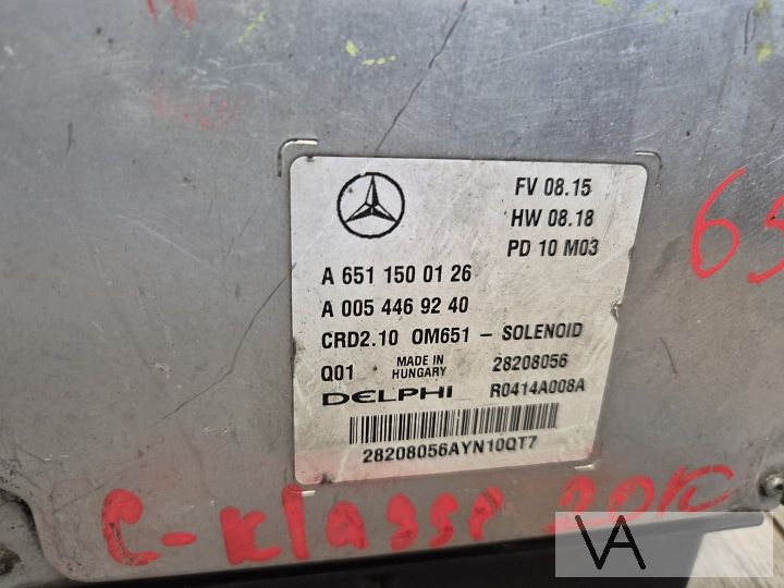 ECU motorcomputer van Mercedes 2.2 diesel 651 a6511500126 – Foto 3