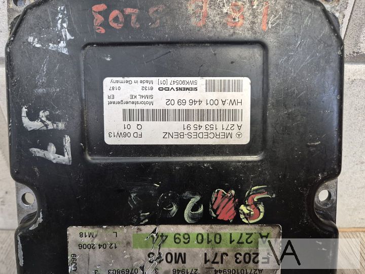 ECU motorcomputer Mercedes C klasse W203 C180 k a2711534591 – Foto 3