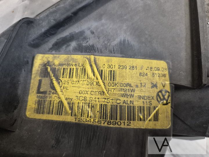 Koplamp links van VW Passat cc 2008 - 2012 XENON 3c8941751c – Foto 4
