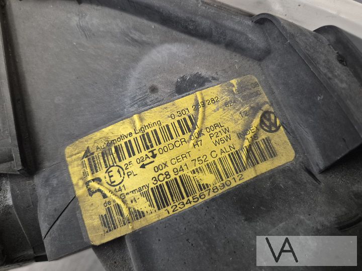Koplamp rechts van VW Passat cc 2008 - 2012 XENON 3c8941752c – Foto 6