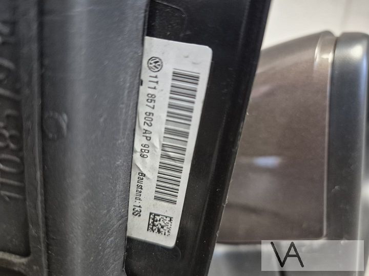 Spiegel rechts van VW Touran 2010 - 2015 6 draden schadevrij – Foto 3