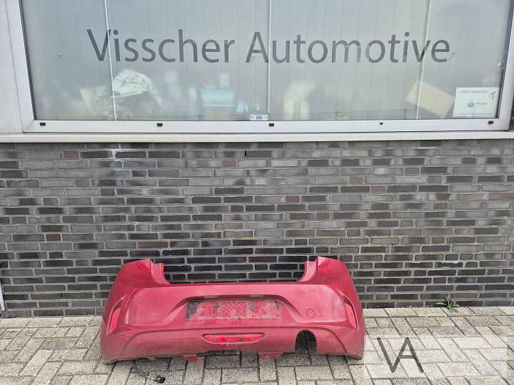 Achterbumper bumper Opel Corsa F 2019 - 2025 rood met balk