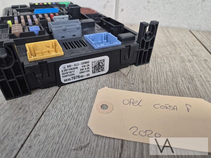Zekeringkast bcm BSI van Opel Corsa F 2019 - 2025 9830707680 – Foto 3